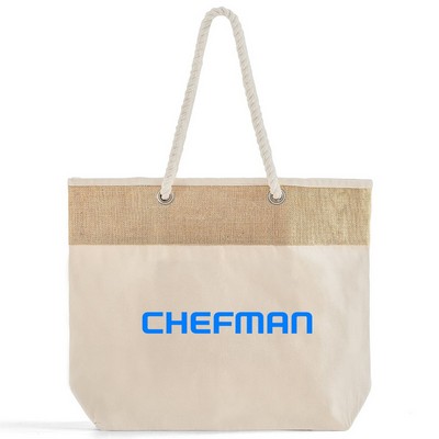 Caprice Tote w/ Rope Handles