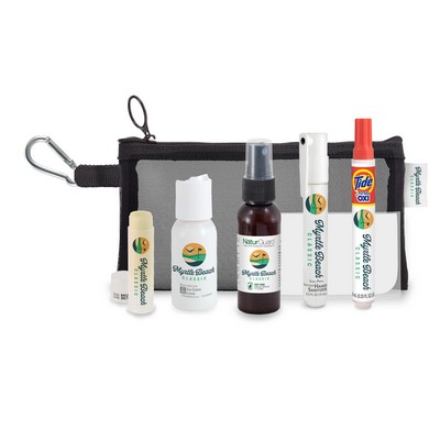 Course-to-Clubhouse Golf Kit with Sewn-in Tag and Carabiner