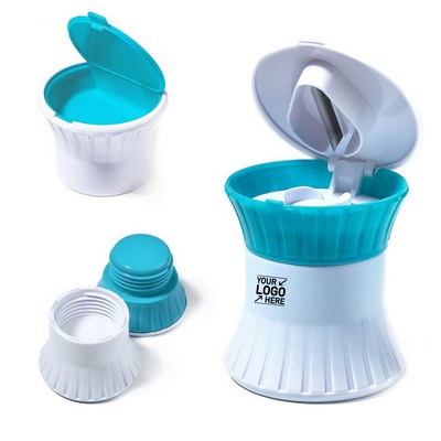 3" 1 Pill Box with Pill Crusher Cutter Splitter Grinder