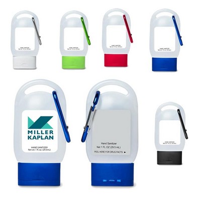 Compact Hand Sanitizer with Carabiner